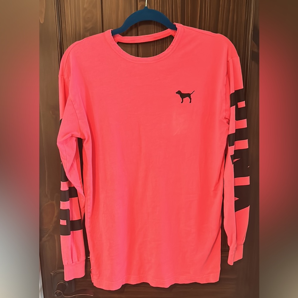 Victorias Secret Pink Long Sleeve Shirt - Size XS